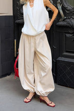 Women's Baggy Pants – Balloon-Leg Statement Fit