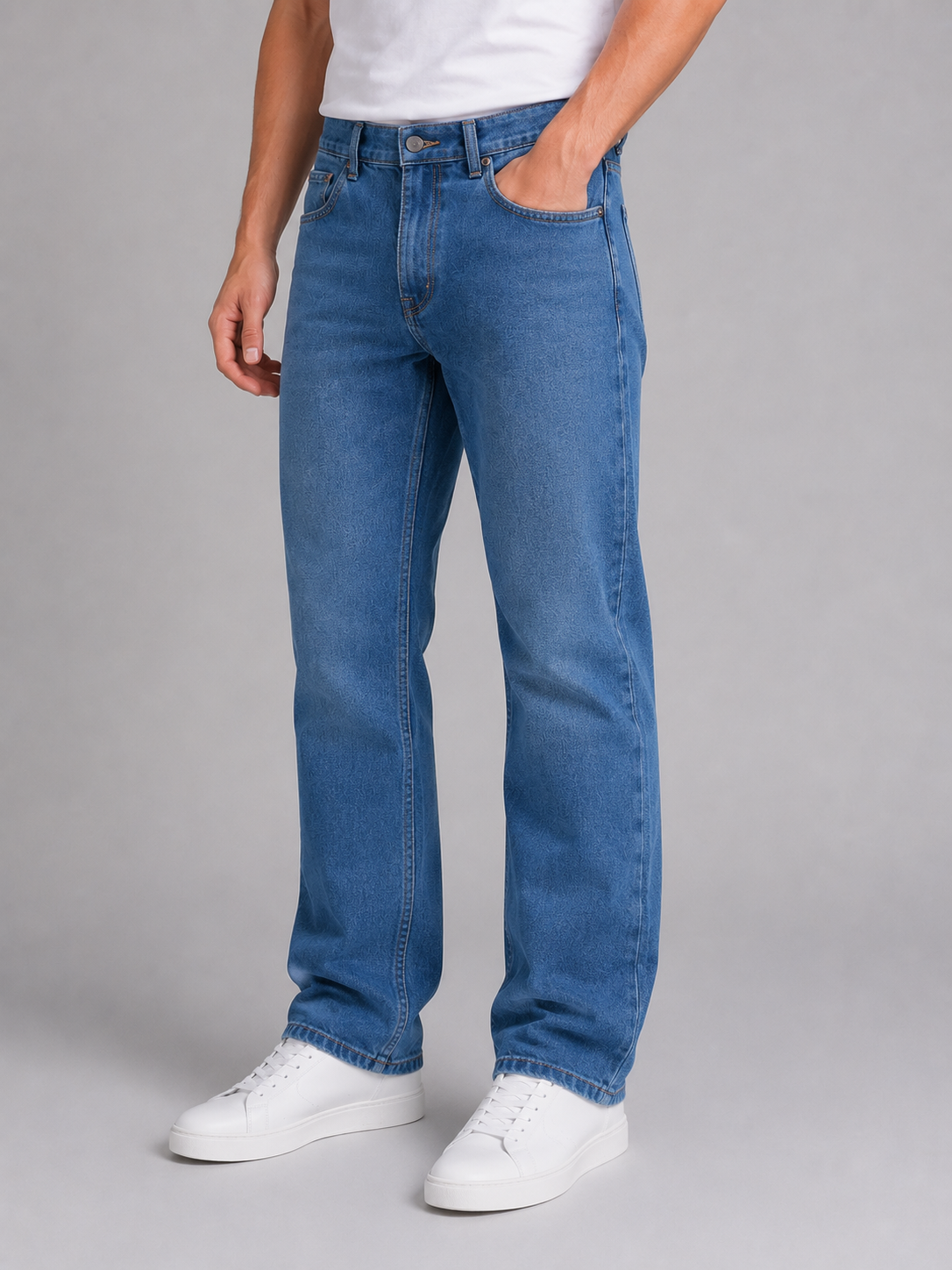 Men's Five-Pocket Straight-Leg Jeans – Everyday Fit