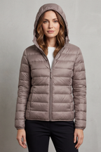 Aela – Ultra light – Packable hooded puffer jacket
