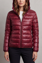 Aela – Ultra light – Packable hooded puffer jacket