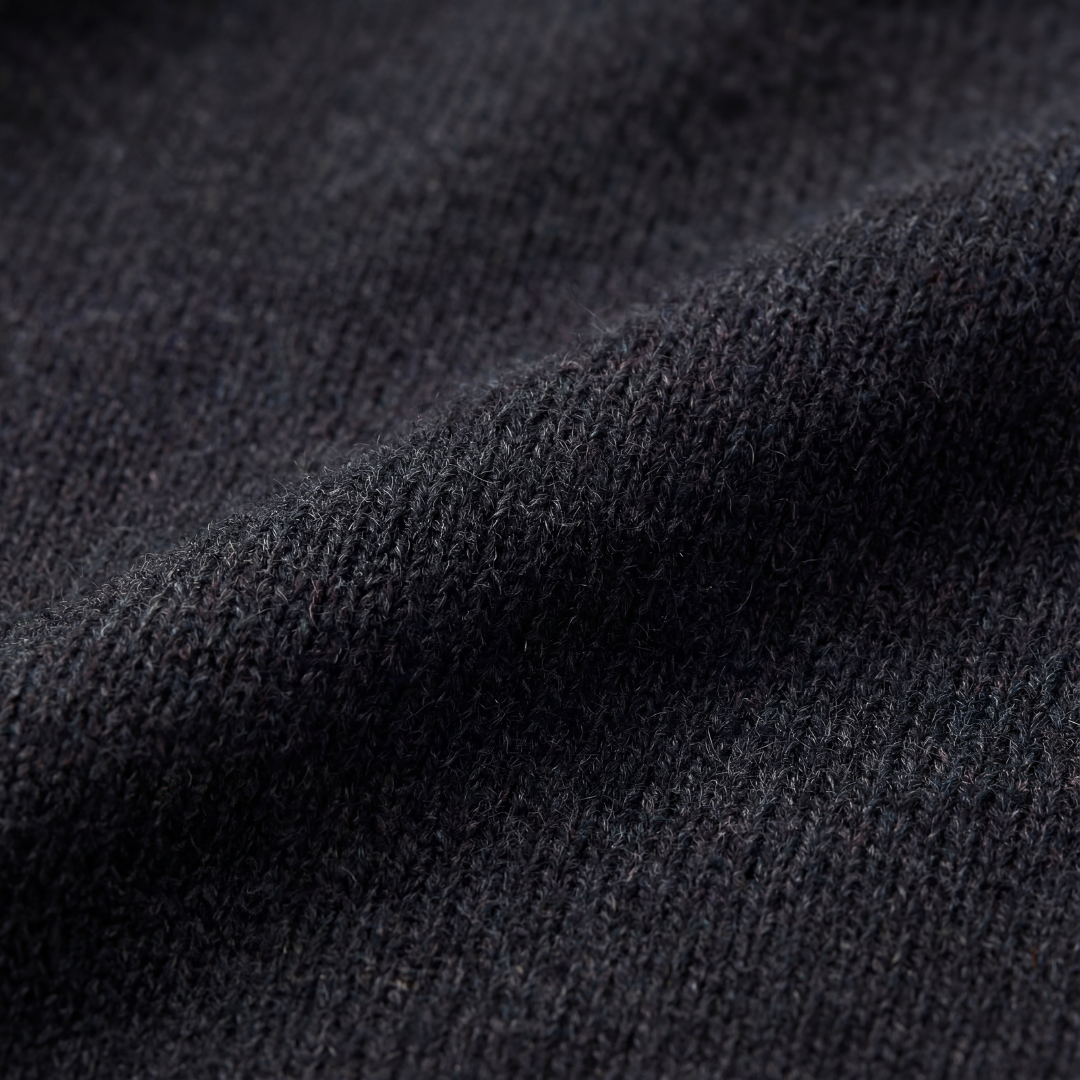 Half-Zip Fine Knit Sweater Funnel Neck - Classic Fit