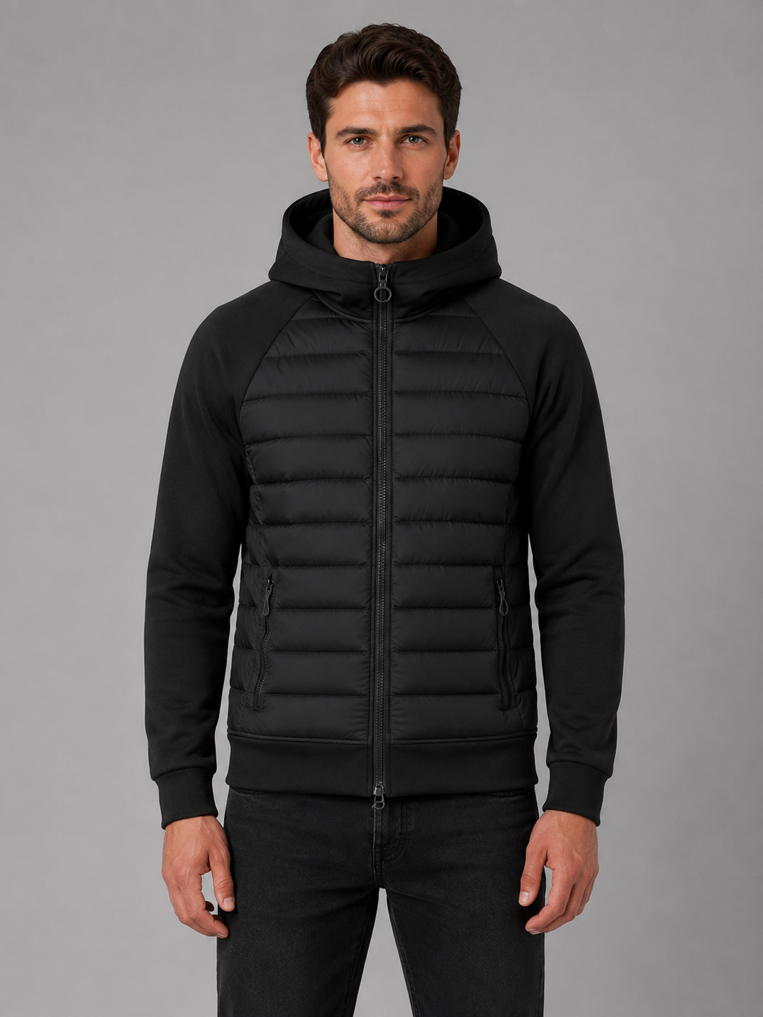 Men's Hooded Padded Quilet Jacket – Everyday Layer