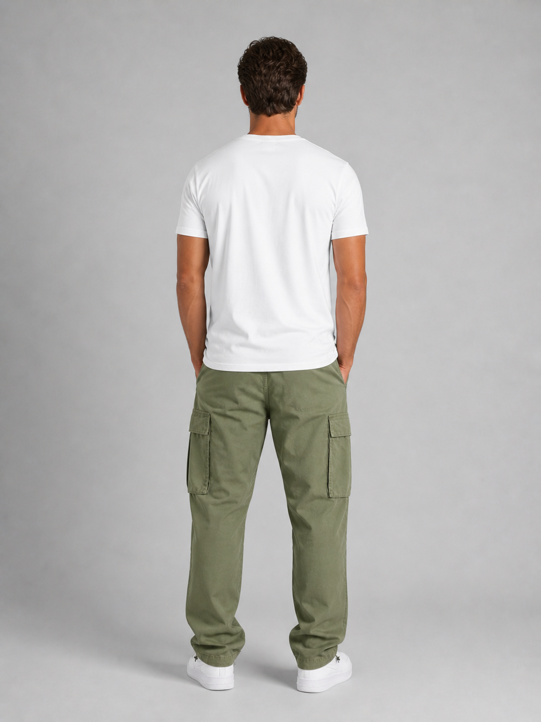 Men's Straight-Leg Cargo Pants – Relaxed Utility Fit