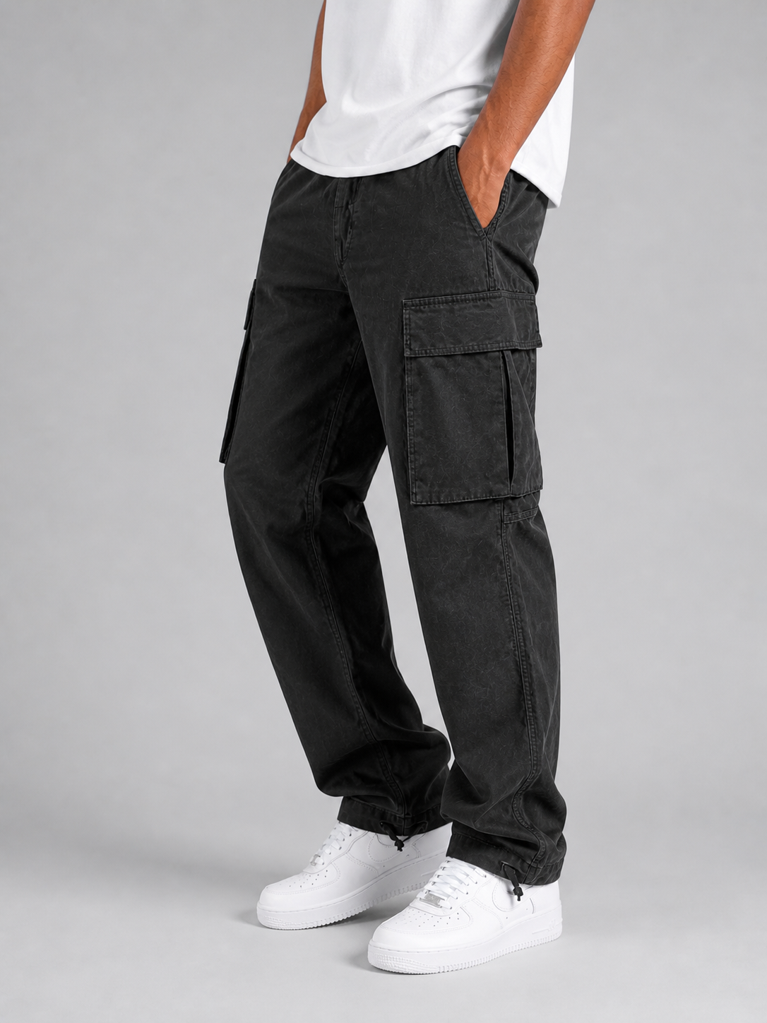Men's Straight-Leg Cargo Pants – Relaxed Utility Fit