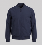 Bomber Jacket Ribbed Collar Cuffs Full-Zip - Regular Fit