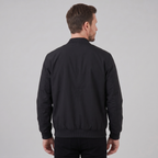 Bomber Jacket Ribbed Collar Cuffs Full-Zip - Regular Fit