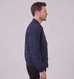 Bomber Jacket Ribbed Collar Cuffs Full-Zip - Regular Fit