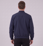 Bomber Jacket Ribbed Collar Cuffs Full-Zip - Regular Fit