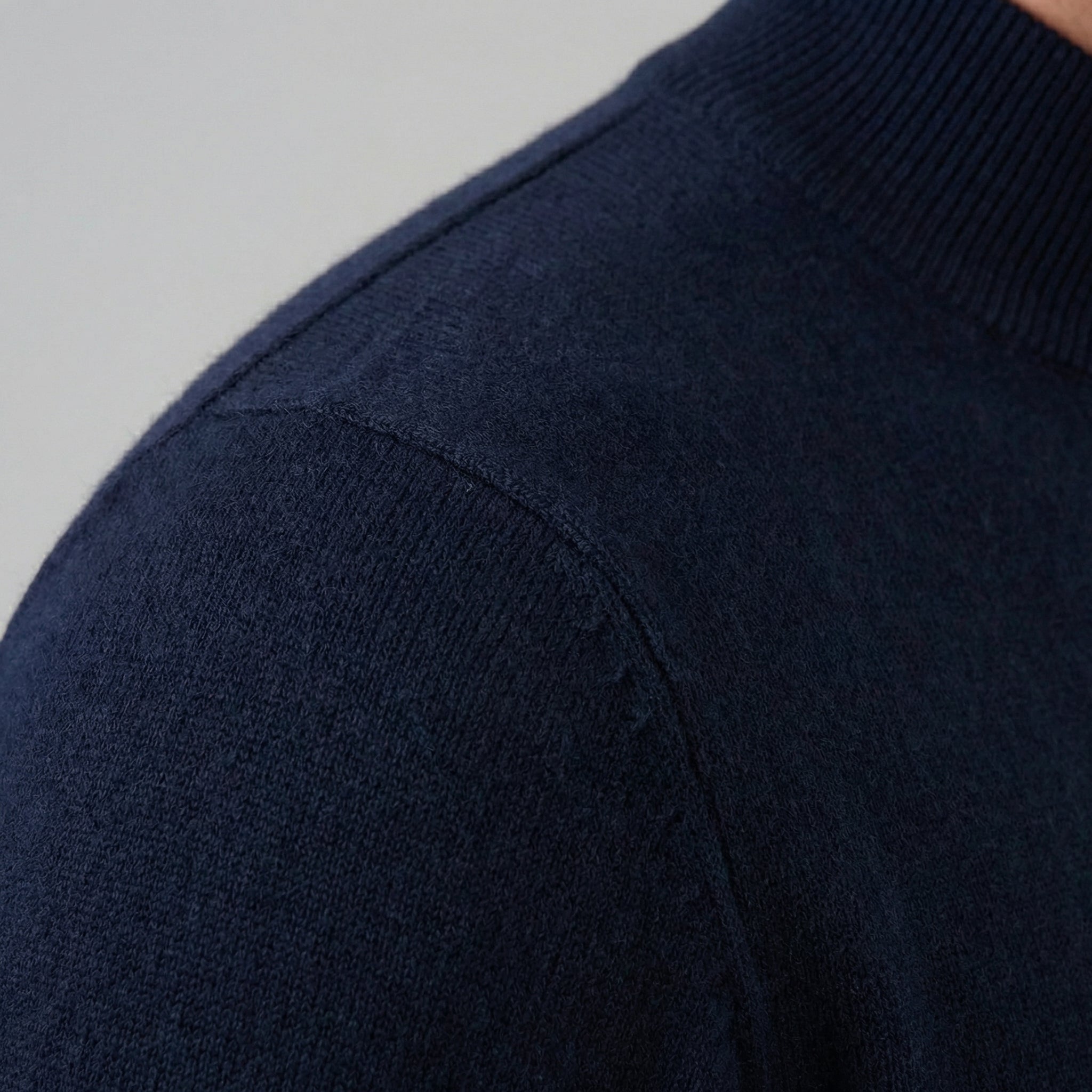 Turtleneck Fine Knit Pullover Sweater - Classic Fit