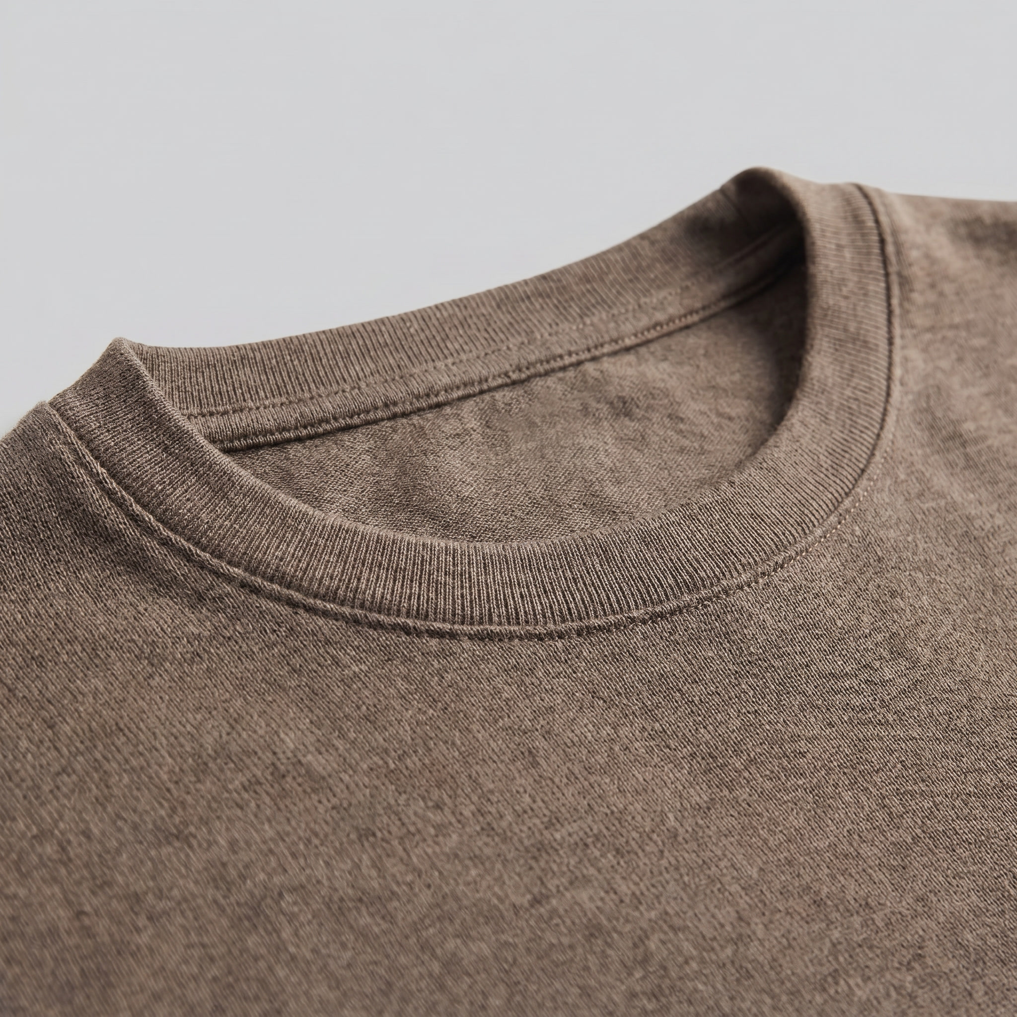 Crew Neck Fine Knit Long Sleeve Pullover - Classic Fit