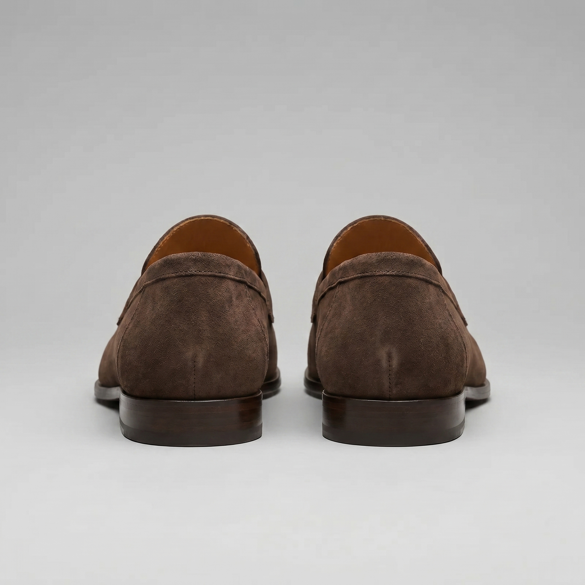 Suede Penny Loafers Moc Toe - Classic Fit