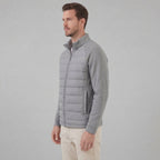 Hybrid Quilted Jacket Jersey Sleeves Full-Zip - Regular Fit