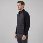 Hybrid Quilted Jacket Jersey Sleeves Full-Zip - Regular Fit