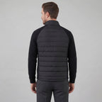 Hybrid Quilted Jacket Jersey Sleeves Full-Zip - Regular Fit