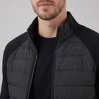 Hybrid Quilted Jacket Jersey Sleeves Full-Zip - Regular Fit