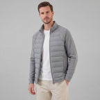 Hybrid Quilted Jacket Jersey Sleeves Full-Zip - Regular Fit