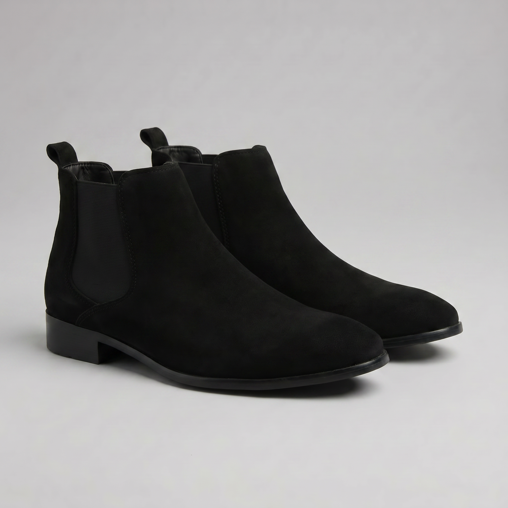 Suede Chelsea Boots Elastic Side Panel - Ankle Boot