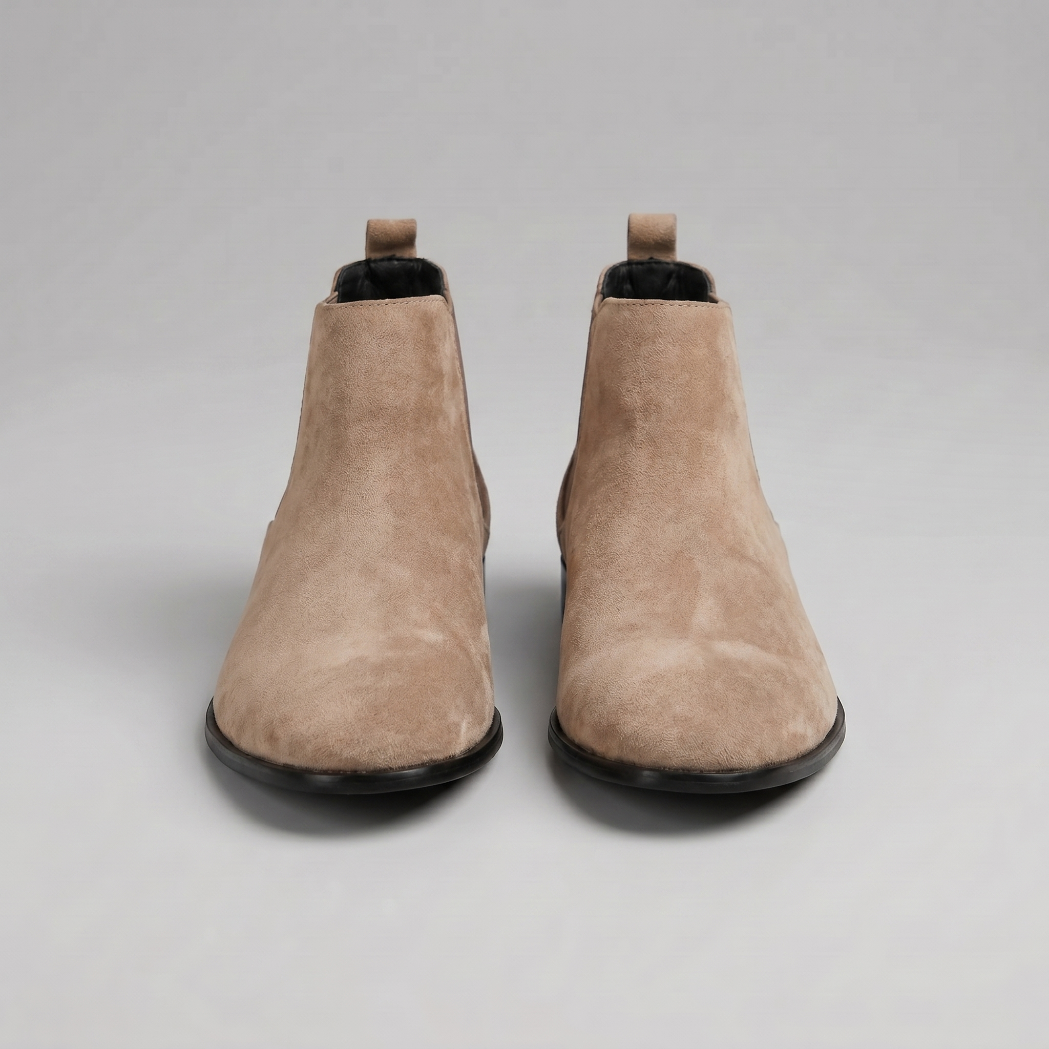 Suede Chelsea Boots Elastic Side Panel - Ankle Boot