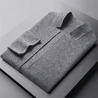 Men's Textured Wool Blend Cardigan – Smart Layer