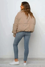 Womens Cropped Quilted Puffer Jacket - product image 2