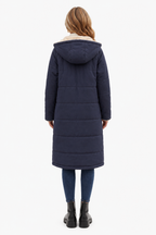 Fairford – Everyday comfort – Women’s fleece coat - Dark Blue - back