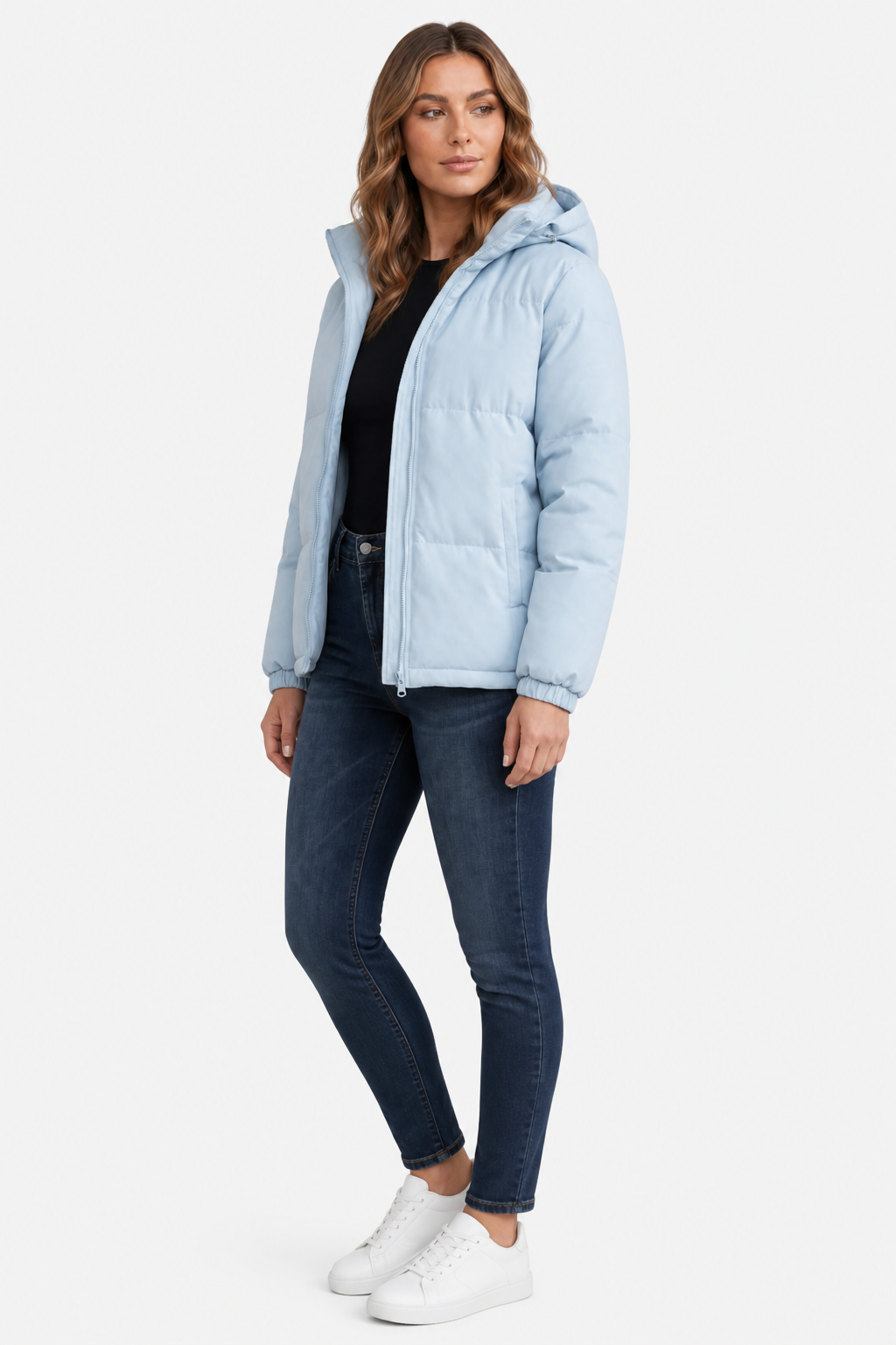 Caeloria – Quilted warmth – Hooded puffer jacket - Default - side right