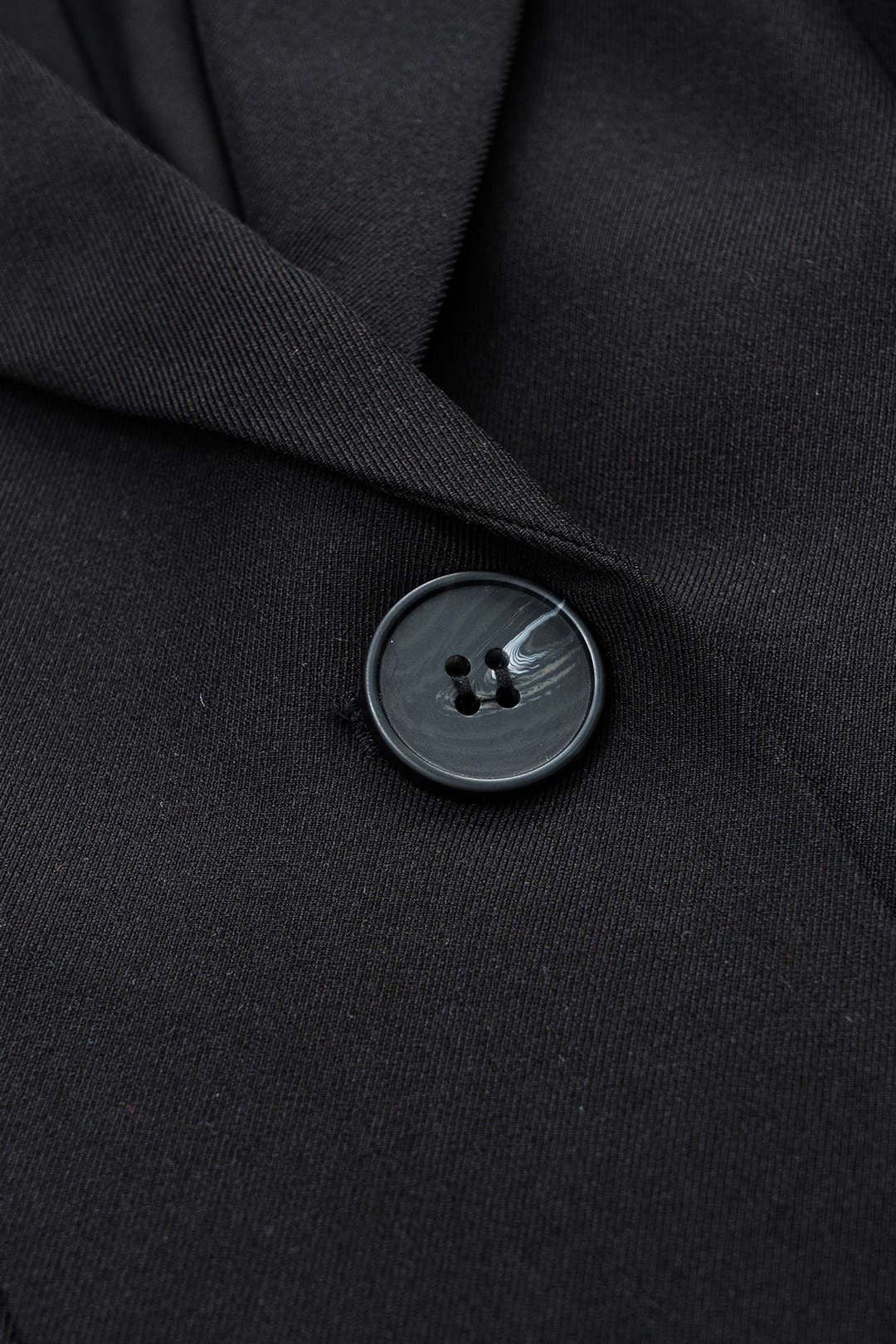Longline Single-Breasted Blazer Notch Lapel - Tailored Fit