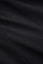 Longline Single-Breasted Blazer Notch Lapel - Tailored Fit