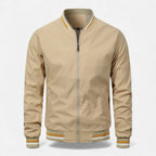 Men's Bomber Jacket with Longline Zip Front, view 1 of 14