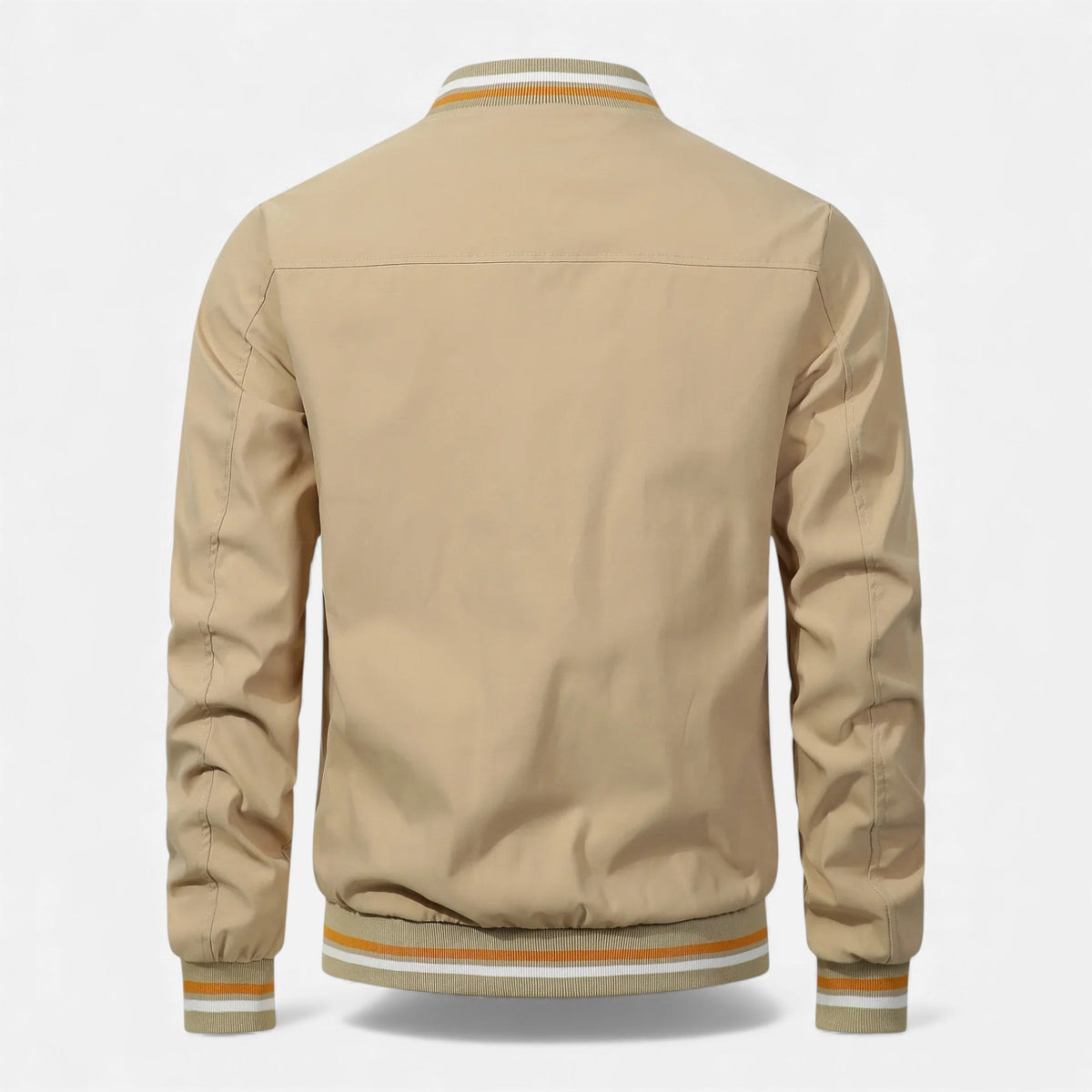 Men's Bomber Jacket with Longline Zip Front, view 5 of 14