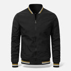 Men's Bomber Jacket with Longline Zip Front, view 7 of 14