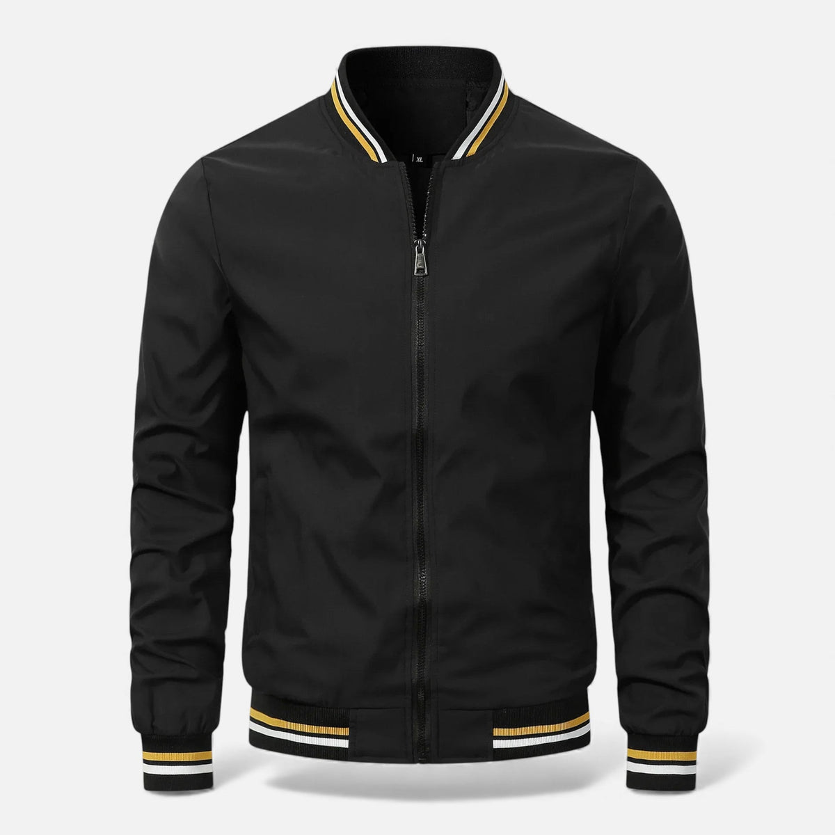 Men's Bomber Jacket with Longline Zip Front, view 7 of 14