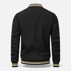 Men's Bomber Jacket with Longline Zip Front, view 8 of 14