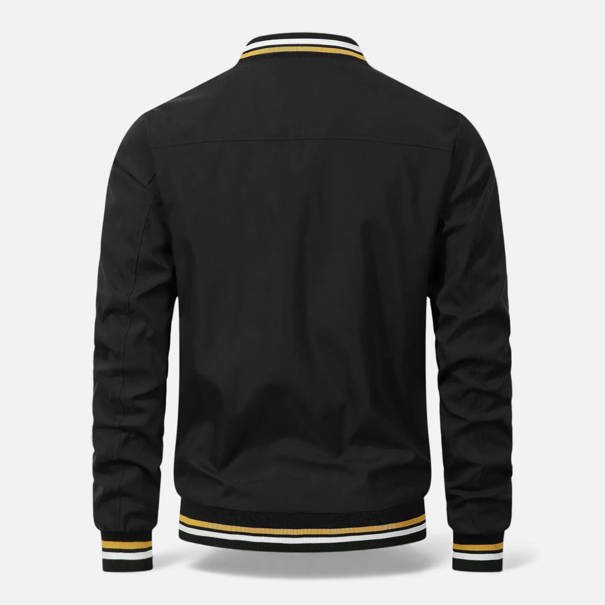 Men's Bomber Jacket with Longline Zip Front, view 8 of 14