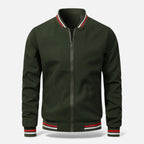 Men's Bomber Jacket with Longline Zip Front, view 9 of 14
