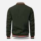 Men's Bomber Jacket with Longline Zip Front, view 10 of 14