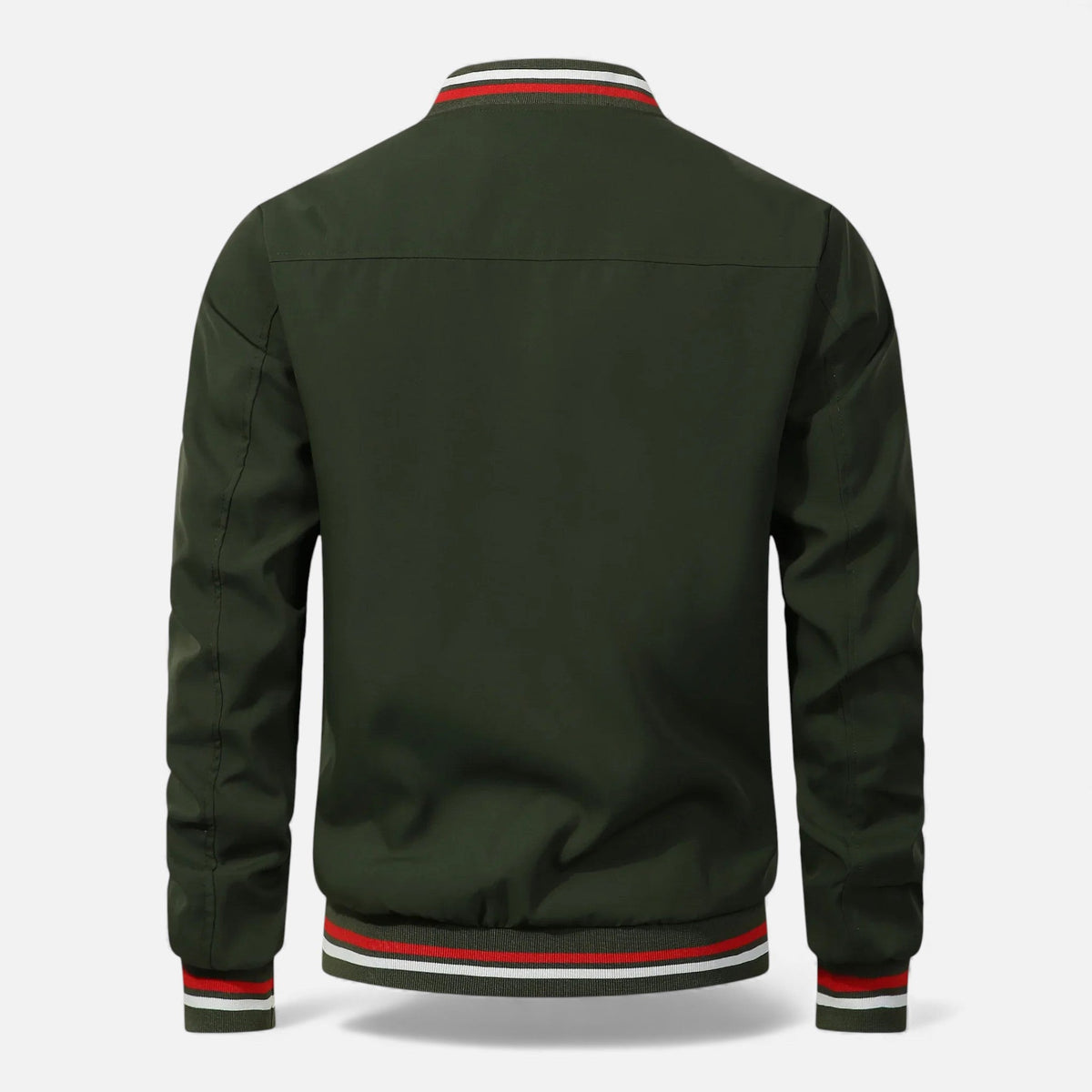 Men's Bomber Jacket with Longline Zip Front, view 10 of 14