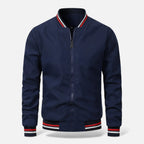 Men's Bomber Jacket with Longline Zip Front, view 11 of 14