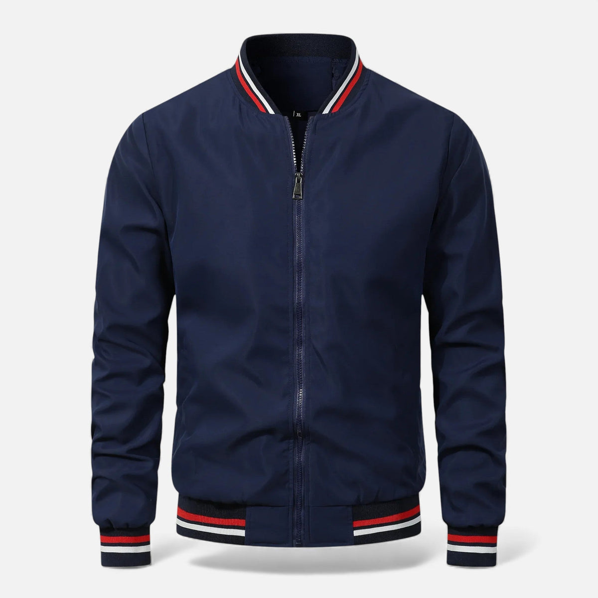 Men's Bomber Jacket with Longline Zip Front, view 11 of 14