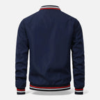 Men's Bomber Jacket with Longline Zip Front, view 12 of 14