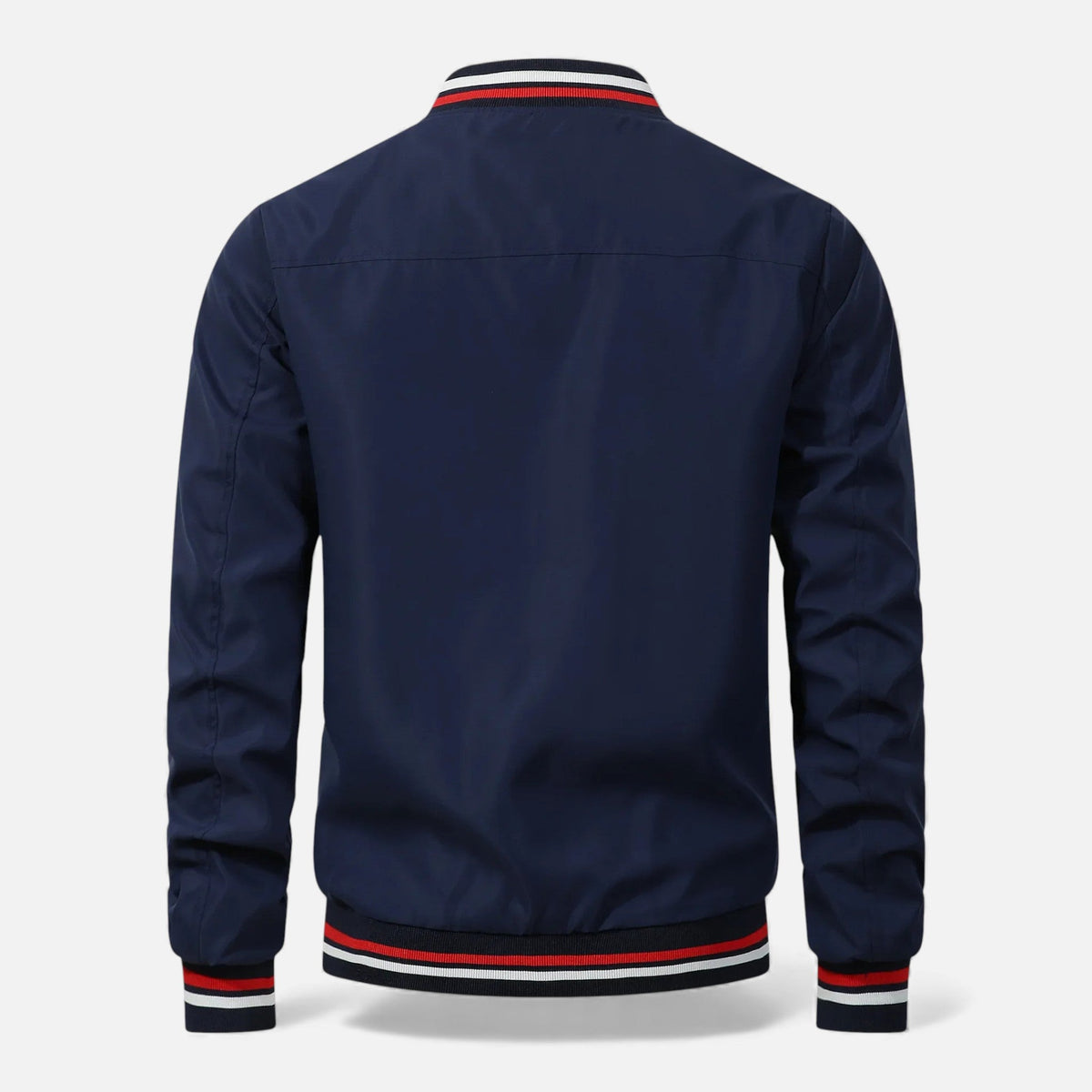 Men's Bomber Jacket with Longline Zip Front, view 12 of 14