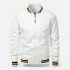Men's Bomber Jacket with Longline Zip Front, view 13 of 14