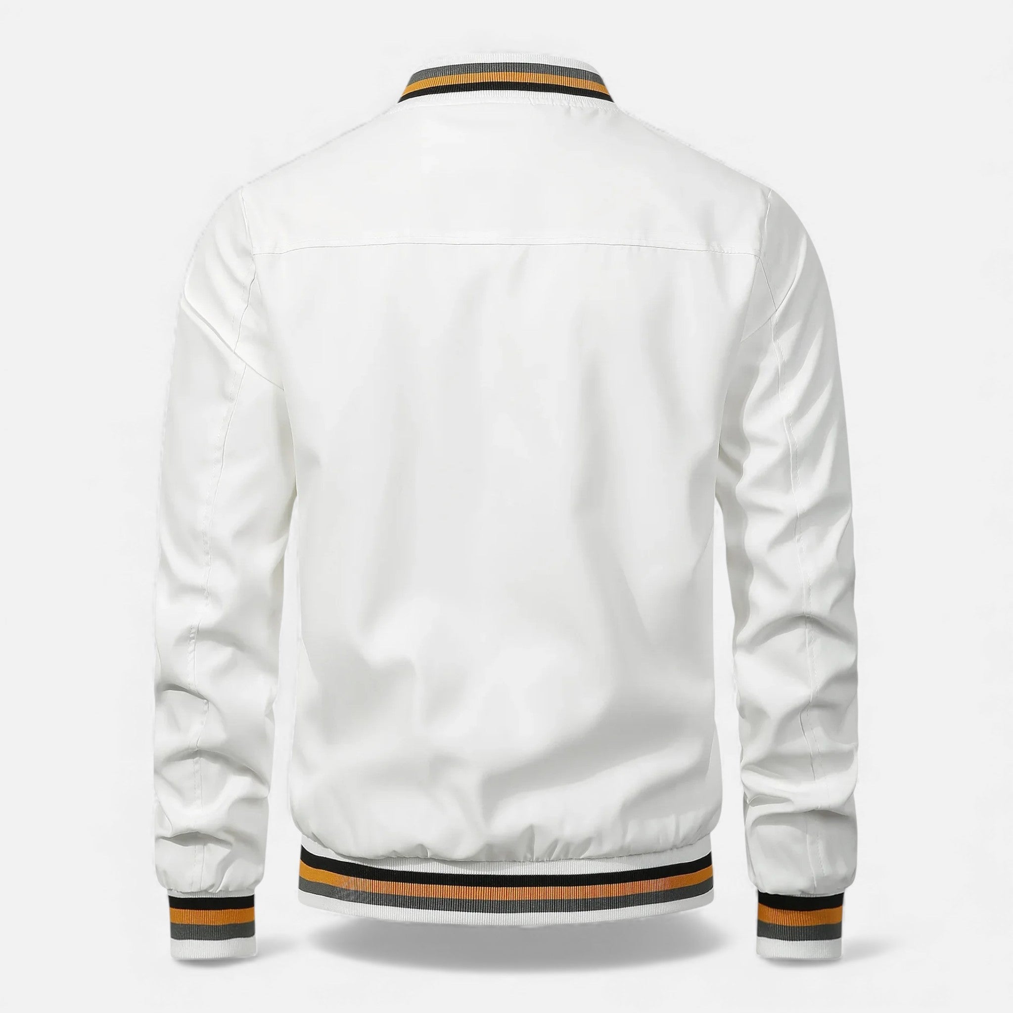 Men's Bomber Jacket with Longline Zip Front, view 14 of 14