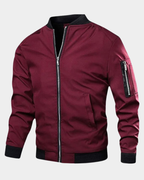 Men's bomber jacket, sleeve zip pocket flight coat – product image 2