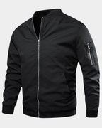 Men's bomber jacket, sleeve zip pocket flight coat – product image 3