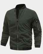 Men's bomber jacket, sleeve zip pocket flight coat – product image 4