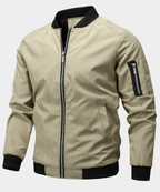 Men's bomber jacket, sleeve zip pocket flight coat – product image 5