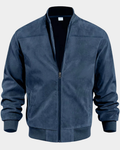 Men's bomber jacket, windproof warm padded zip up – product image 1
