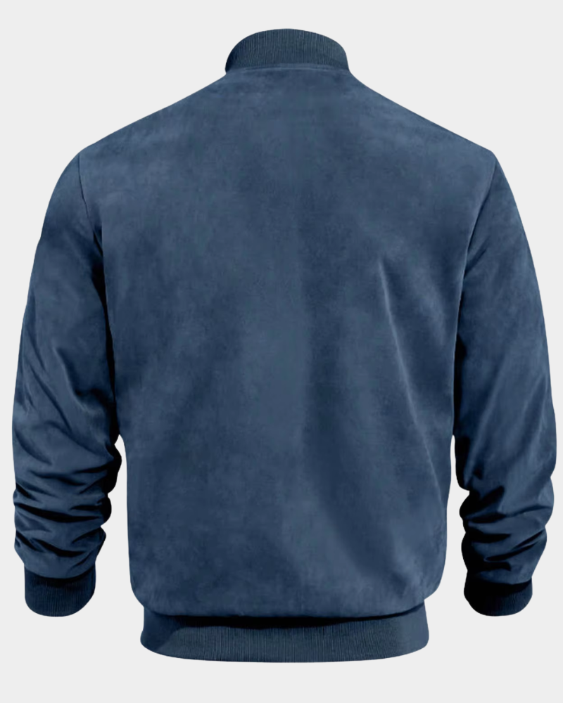 Men's bomber jacket, windproof warm padded zip up – product image 2