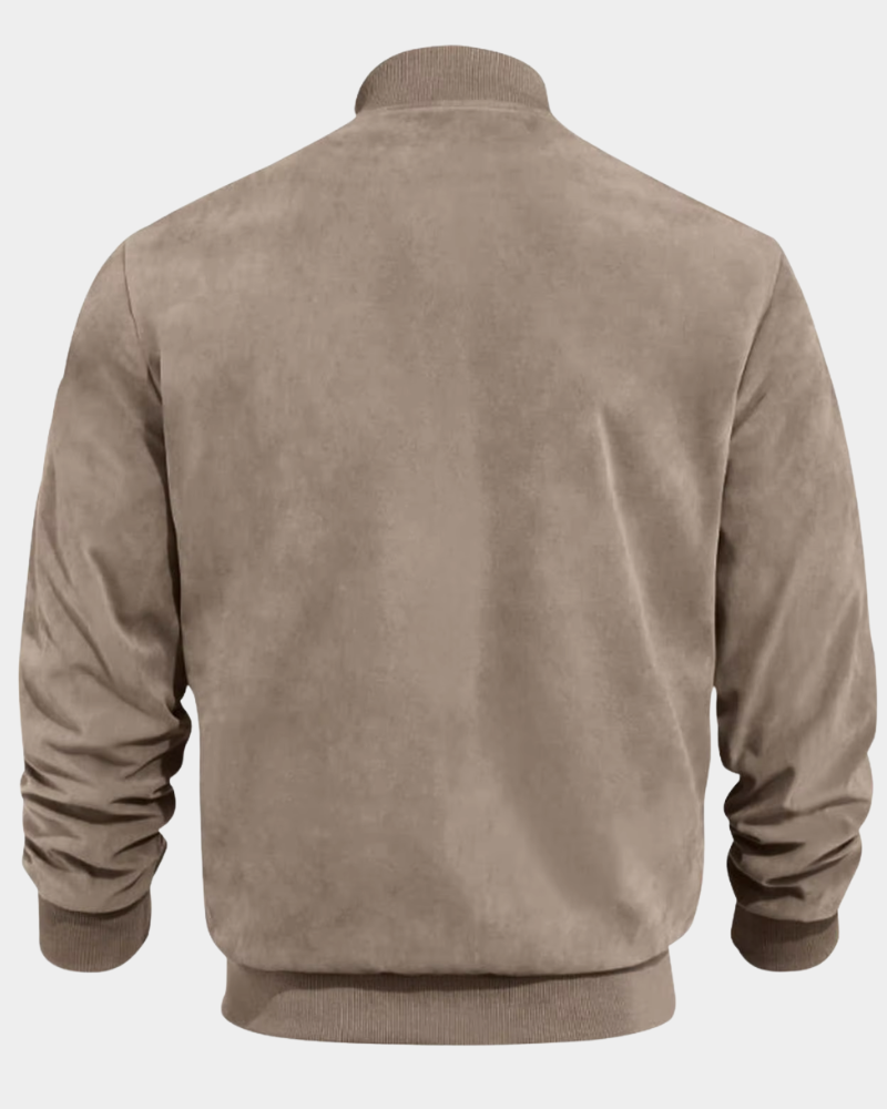 Men's bomber jacket, windproof warm padded zip up – product image 6